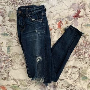 AEO mid rise jeggings